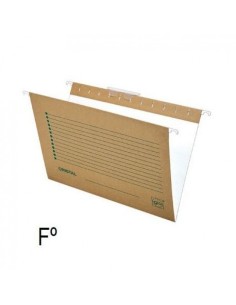 C 25 CARPETA COLGANTE Fº GIO KRAFT BICOLOR VISOR SUPERIOR